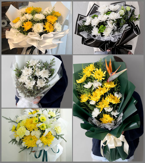 四川甘孜理塘县中木拉乡白事花束代送